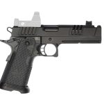 Staccato XC 9mm, 5" FlaTec Barrel, Dawson Fiber Optic Sights, DLC, 17rd/20rd