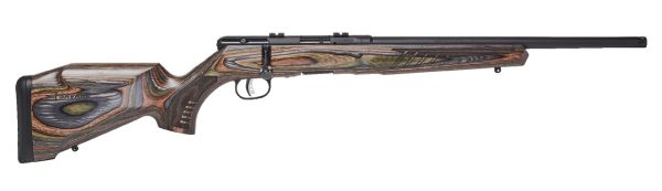 Savage B-Series BNS-SR .17 HMR, 18" Carbon Sporter Barrel, Wood Laminate, 10rd