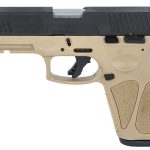 Taurus G3 9mm, 4" Barrel, Adj. Rear/White Dot Front, Flat Dark Earth, 15rd/17rd