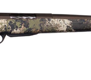 Tikka T3x Lite 6.5 Creedmoor, 24" Fluted Barrel, Veil Wideland Camo, Synthetic Stock, Cerakote Burnt Bronze Color, 3Rd, 1 Mag, Includes Matching Muzzle Brake