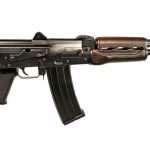 Zastava ZPAP85 AK Pistol 5.56 NATO/223, 10" Chrome Lined Barrel, Dark Wood, Buldged Trunnion 30rd Mag1.5 mm receiver , chrome lined barrel