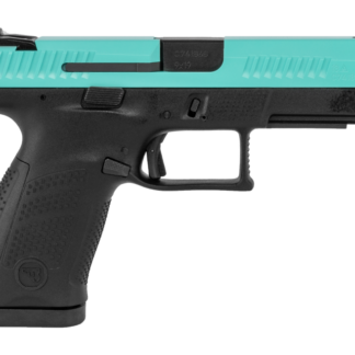 CZ P-10 C Robin’s Egg Blue 9mm 4.02″ Barrel 15-Rounds 3-Dot Fixed Sights
