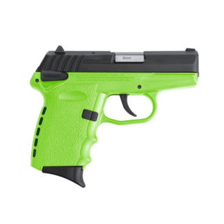 SCCY CPX-1 RD Lime Green / Black 9mm 3.1″ Barrel 10-Rounds CTS-1500 Reflex Sight