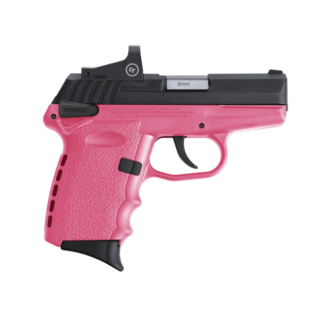 SCCY CPX-1 RD Black / Pink 9mm 3.1″ Barrel 10-Rounds CTS-1500 Reflex Sight