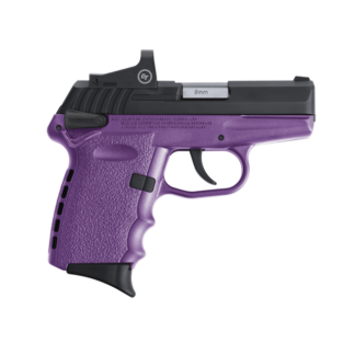 SCCY CPX-1 RD Purple / Black 9mm 3.1″ Barrel 10-Rounds CTS-1000 Reflex Sight