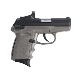 SCCY CPX-1 RD Gray / Black 9mm 3.1″ Barrel 10-Rounds CTS-1500 Reflex Sight