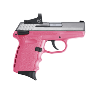 SCCY CPX-1 RD Stainless / Pink 9mm 3.1″ Barrel 10-Rounds CTS-1500 Reflex Sight