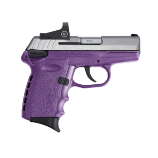 SCCY CPX-1 RD Purple / Stainless Steel 9mm 3.1″ Barrel 10-Rounds CTS-1500 Reflex Sight