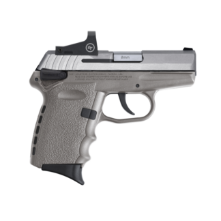 SCCY CPX-1 RD Stainless / Gray 9mm 3.1″ Barrel 10-Rounds CTS-1500 Reflex Sight