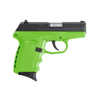 SCCY CPX-2 RD Lime Green / Black 9mm 3.1″ Barrel 10-Rounds CTS-1500 Reflex Sight