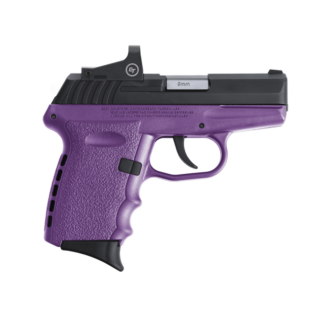 SCCY CPX-2 RD Purple / Black 9mm 3.1″ Barrel 10-Rounds CTS-1500 Reflex Sight