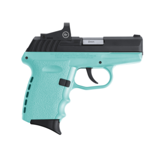 SCCY CPX-2 RD Robin’s Egg Blue 9mm 3.1″ Barrel 10-Rounds CTS-1500 Reflex Sight