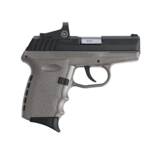 SCCY CPX-2 RD Gray / Black 9mm 3.1″ Barrel 10-Rounds CTS-1500 Reflex Sight