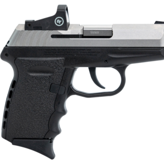 SCCY CPX-2 RD Stainless / Black 9mm 3.1″ Barrel 10-Rounds CTS-1500 Reflex Sight