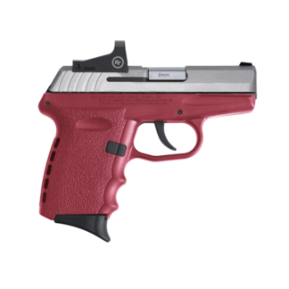 SCCY CPX-2 RD Red / Stainless 9mm 3.1″ Barrel 10-Rounds CTS-1500 Reflex Sight