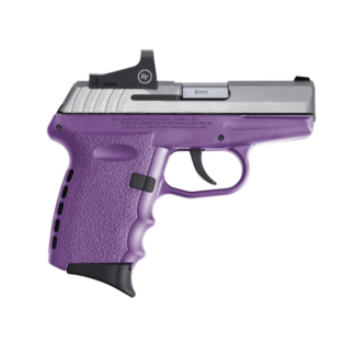 SCCY CPX-2 RD Purple / Stainless 9mm 3.1″ Barrel 10-Rounds CTS-1500 Reflex Sight