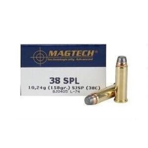 Magtech .38 Special +P Ammo 1000 Rds SJSP 158 Grain [FC-754908170708]