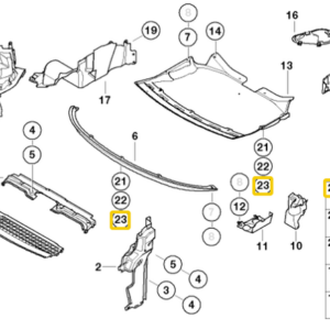 BMW 51717134392 Genuine OEM Lower Deflector Screw for sale online