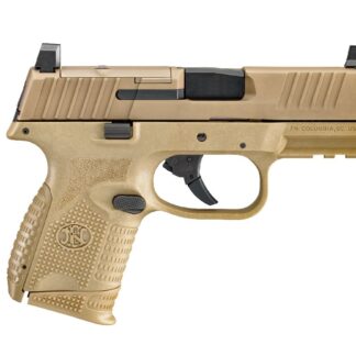 FN Model 509 Compact Flat Dark Earth 9mm 3.7″ 12-Round Contrast Iron Sights