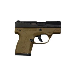 Beretta BU9 Nano Flat Dark Earth / Black 9mm 3-inch 6Rds and 8Rds