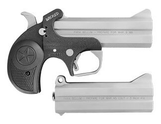 Bond Arms Limited Wicked Stainless/Black 4.2-inch 9mm With .45/410 Barrel