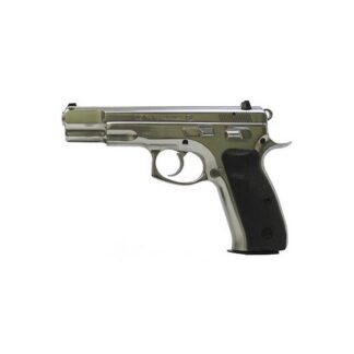 CZ 75B Polished Stainless 9mm 4.7-inch 16Rd Fixed Sights