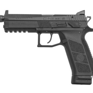 CZ P-09 9mm 5.1-inch 21rd Supressor Ready Black