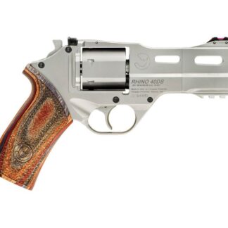 Chiappa Firearms White Rhino 40DS Brushed Nickel .357 Mag 4-inch 6Rds
