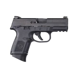FN FNS-9C Black 9mm 3.6-inch 17Rd 3-dot Sights, Manual Safety