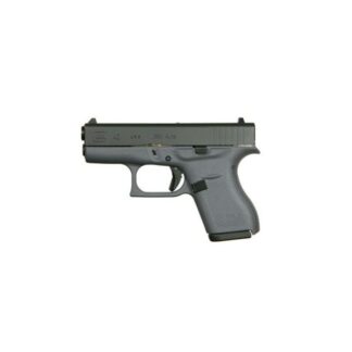 Glock 42 Gray Frame .380 ACP 3.25-inch 6Rd Fixed Sights USA MADE