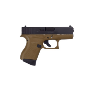 Glock 43 Gen3 Black/FDE 9mm 3.39-inch 6Rds