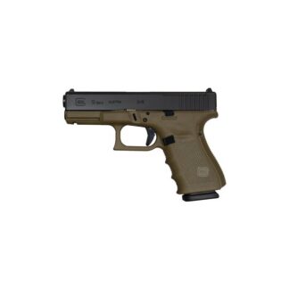 Glock G19 G4 OD Green / Black 9mm 4-inch 15Rds MOS