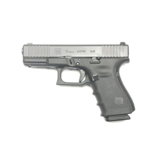 Glock G19 Gen 4 Black 9mm 4.01-inch 15rd Front Serrations