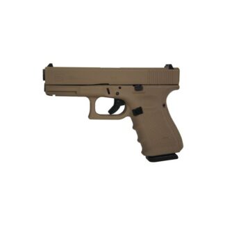 Glock G19 Gen4 Magpul Dark Earth Hot Cerakote 9mm 4-inch 15rd Fixed Sights Made in the USA