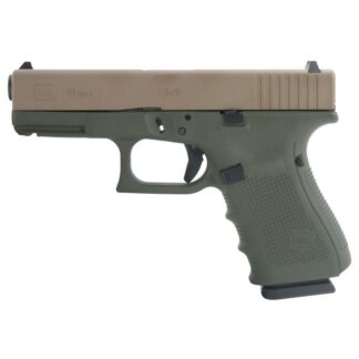 Glock 19 Gen4 Olive Drab Green / Flat Dark Earth 9mm 4.4-inch 15Rd USC Exclusive