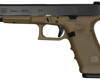 Glock G34 G4 ODG 9MM 4 Inch 17Rd MOS w/3 magazines
