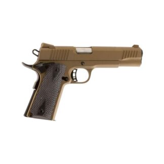 Citadel M-1911 Compact Single 9mm 3.5″ 8 1 Hogue Grip Burnt Bronze Cerakote