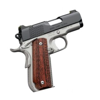 Kimber Super Carry Ultra Black / Satin Silver .45 ACP 3-inch 8rd Night Sights