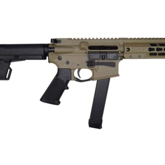 Brigade AR Style Battle Pistol Flat Dark Earth 9mm 5.5″ 33-Round