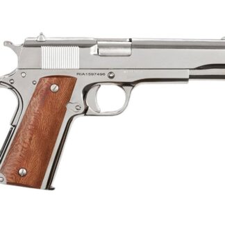 Rock Island Armory 1911 GI STANDARD FS NICKEL Nickel .38 Super 5-inch 8Rds