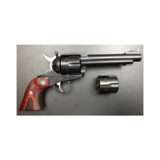 Ruger Blackhawk Flattop Wood/Blued 357Mag/9mm 5.5-inch 6Rnd 2 Cylinders
