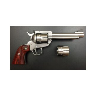 Ruger Blackhawk Flattop Stainless/Wood 357Mag/9mm 5.5-inch 6Rnd 2Cylinders