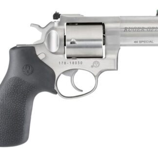 Ruger GP100 Stainless .44 SPC 3-inch 5Rd Fiber Front Sight