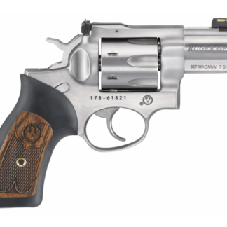 Ruger GP100 .357Mag 2.5-inch Stainless 7rd Adjustable Sights Satin