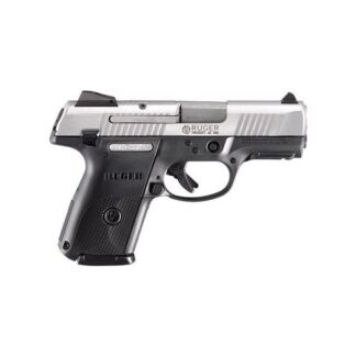 Ruger SR9c Compact Stainless/Black 9mm 3.5-inch 10Rd w/3 Magazines