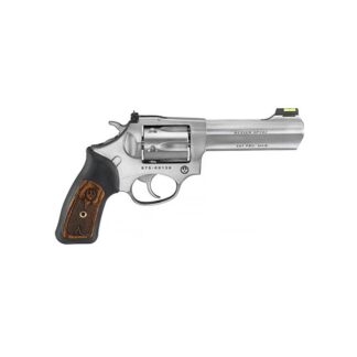 Ruger SP101 Stainless/Wood 327 Federal Magnum 4.2-inch 6Rnd Adjustable Sites