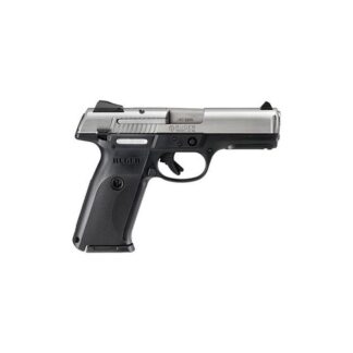 Ruger SR40 Stainless / Black .40 SW 4.14-inch 15Rd