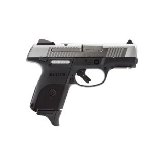 Ruger SR9c Stainless/Black 9mm 3.4-inch 17Rd