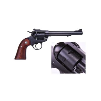Ruger Single Six Bisley Satin Blue with Rosewood Grips 32 H&R MAG 6.5-inch 6rd Revolver