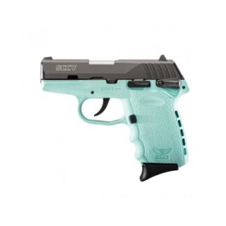 SCCY CPX-1 Black / Sky Blue 9mm 3.1-inch 10Rd Ambidextrous Safety